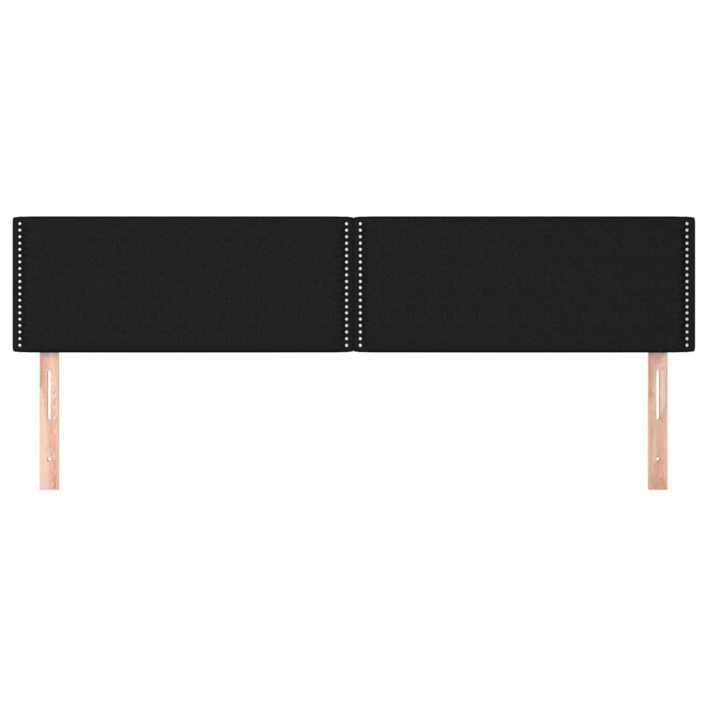 Galvūgalis, 2vnt., juodos spalvos, 100x5x78/88cm, audinys