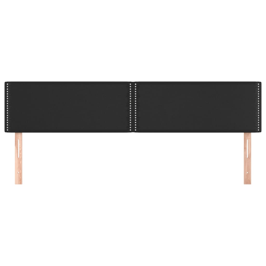 Galvūgalis, 2vnt., juodos spalvos, 100x5x78/88 cm, dirbtinė oda