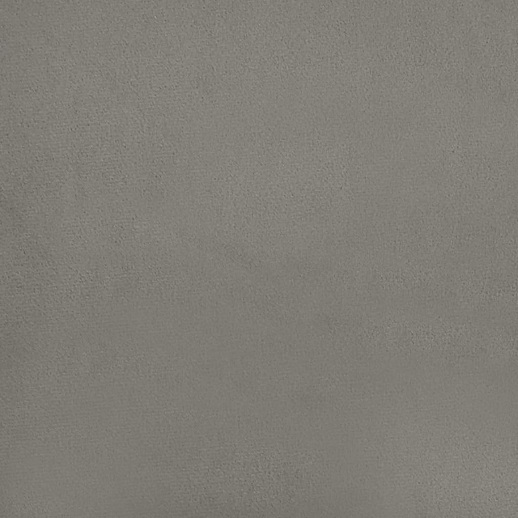 Galvūgalis, 2vnt.,šviesiai pilkos spalvos,100x5x78/88cm,aksomas