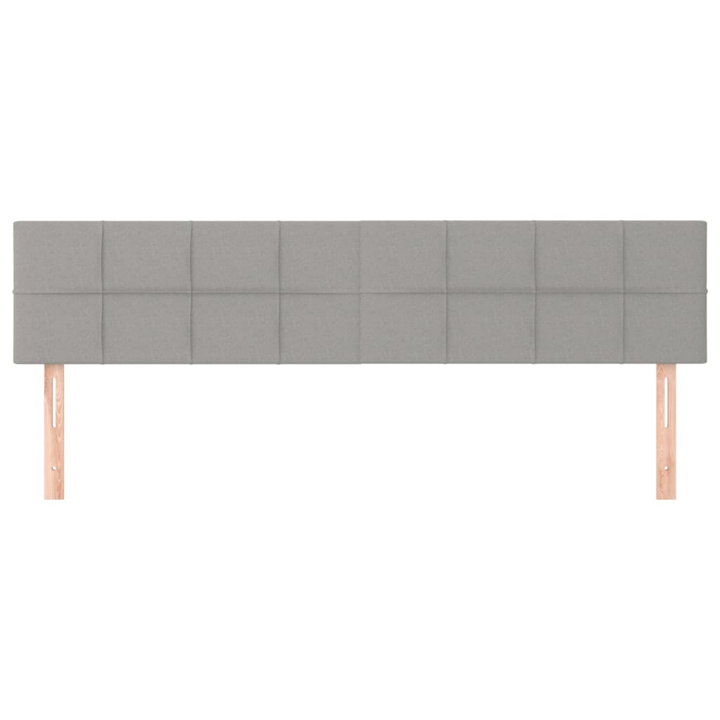 Galvūgalis, 2vnt.,šviesiai pilkos spalvos,100x5x78/88cm,audinys