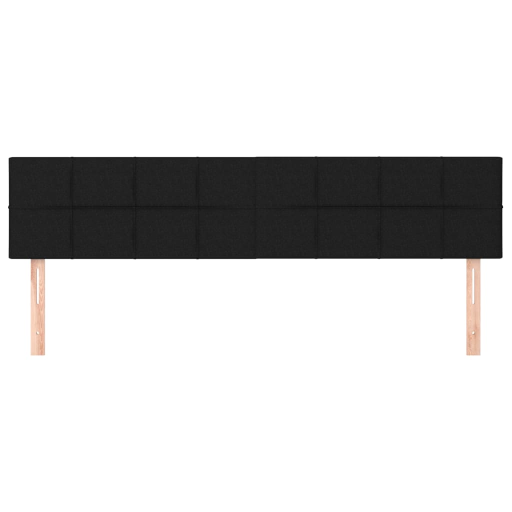 Galvūgalis, 2vnt., juodos spalvos, 100x5x78/88cm, audinys