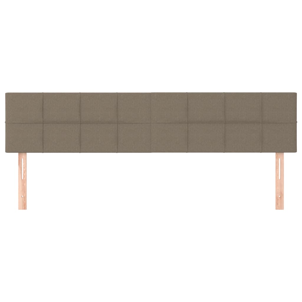 Galvūgaliai, 2vnt., taupe spalvos, 100x5x78/88cm, audinys