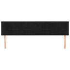 Galvūgalis, 2vnt., juodos spalvos, 100x5x78/88cm, aksomas