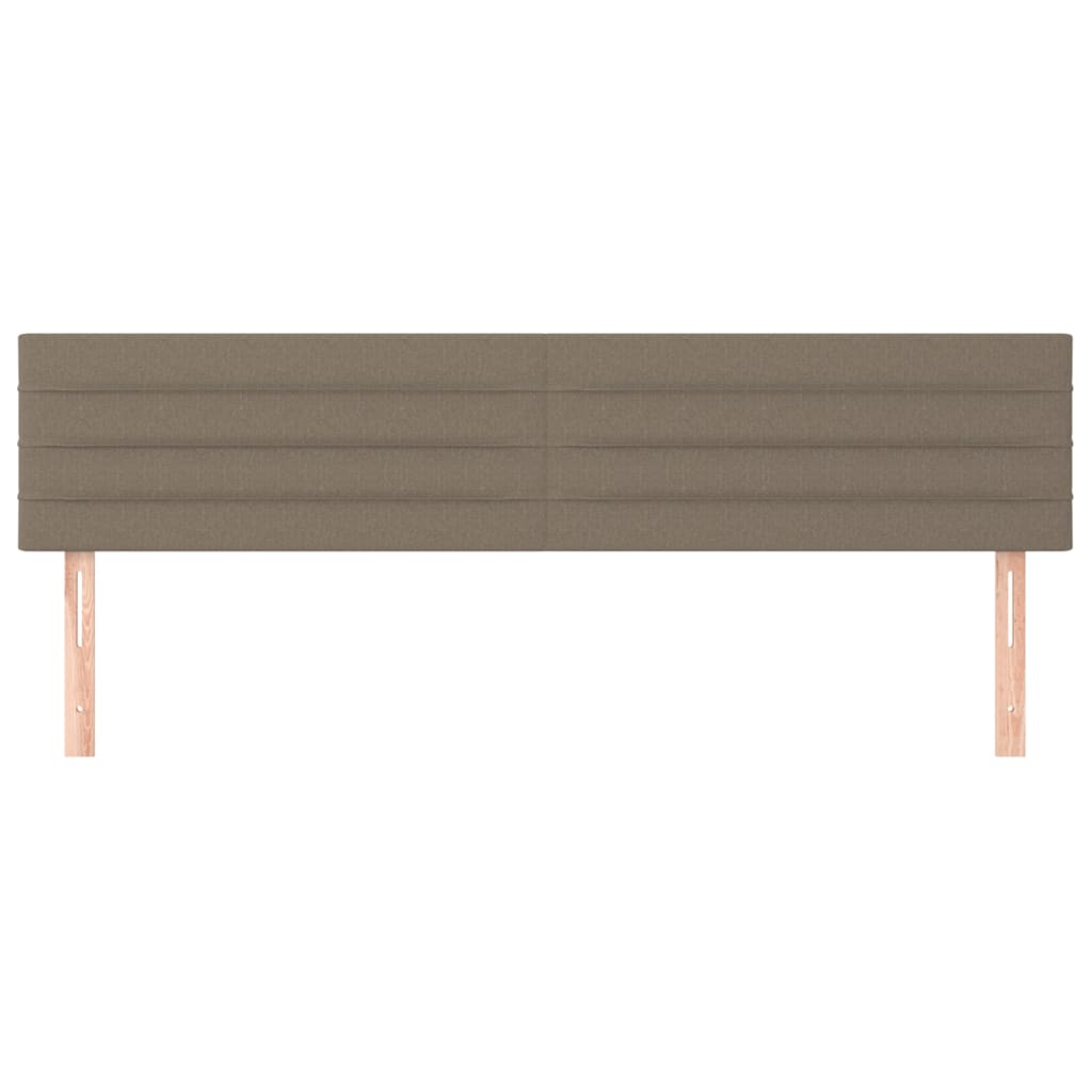 Galvūgaliai, 2vnt., taupe spalvos, 100x5x78/88cm, audinys