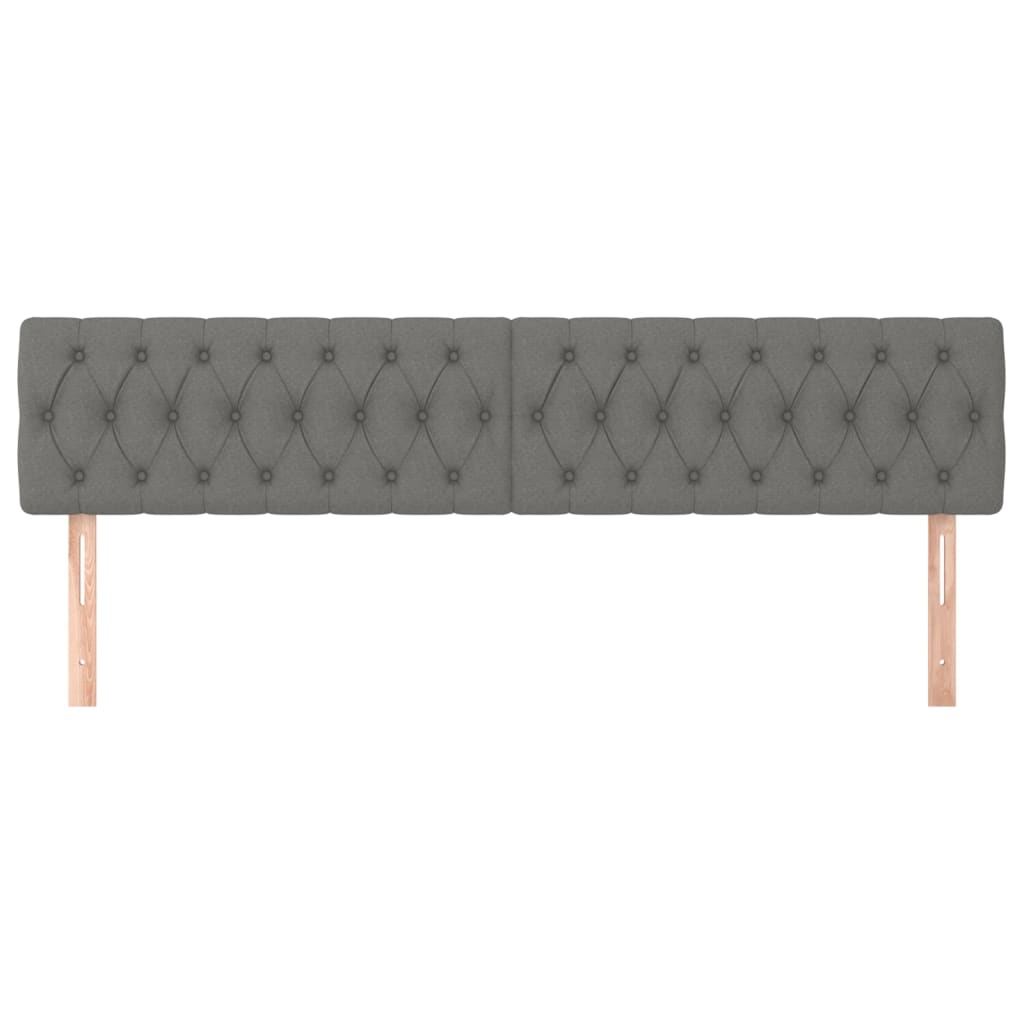 Galvūgalis, 2vnt.,tamsiai pilkos spalvos,90x7x78/88cm, audinys