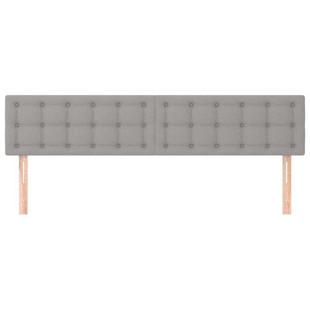 Galvūgalis, 2vnt.,šviesiai pilkos spalvos,100x5x78/88cm,audinys