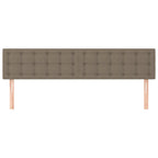 Galvūgaliai, 2vnt., taupe spalvos, 100x5x78/88cm, audinys