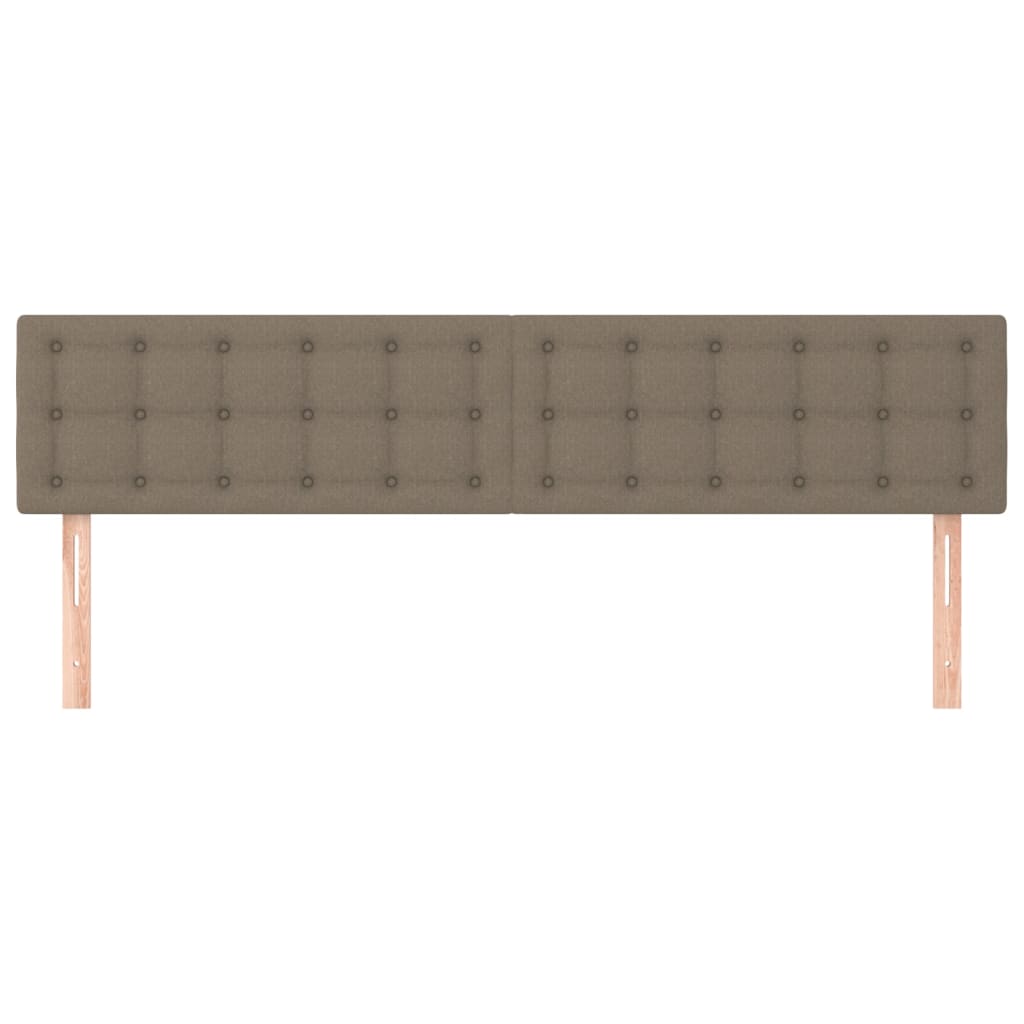 Galvūgaliai, 2vnt., taupe spalvos, 100x5x78/88cm, audinys