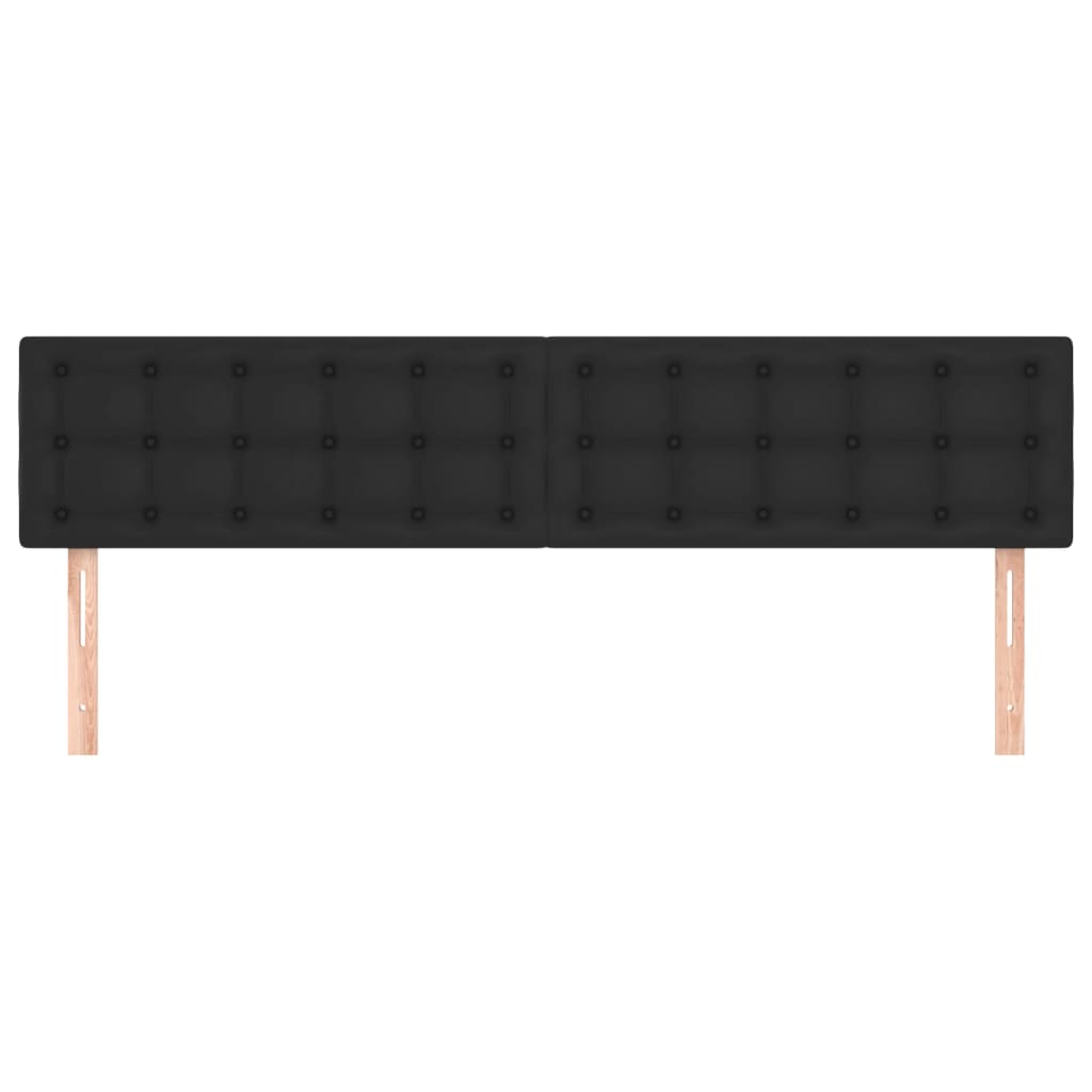 Galvūgalis, 2vnt., juodos spalvos, 100x5x78/88 cm, dirbtinė oda