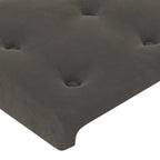 Galvūgalis, 2vnt.,tamsiai pilkos spalvos,100x5x78/88cm, aksomas
