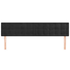 Galvūgalis, 2vnt., juodos spalvos, 100x5x78/88cm, aksomas