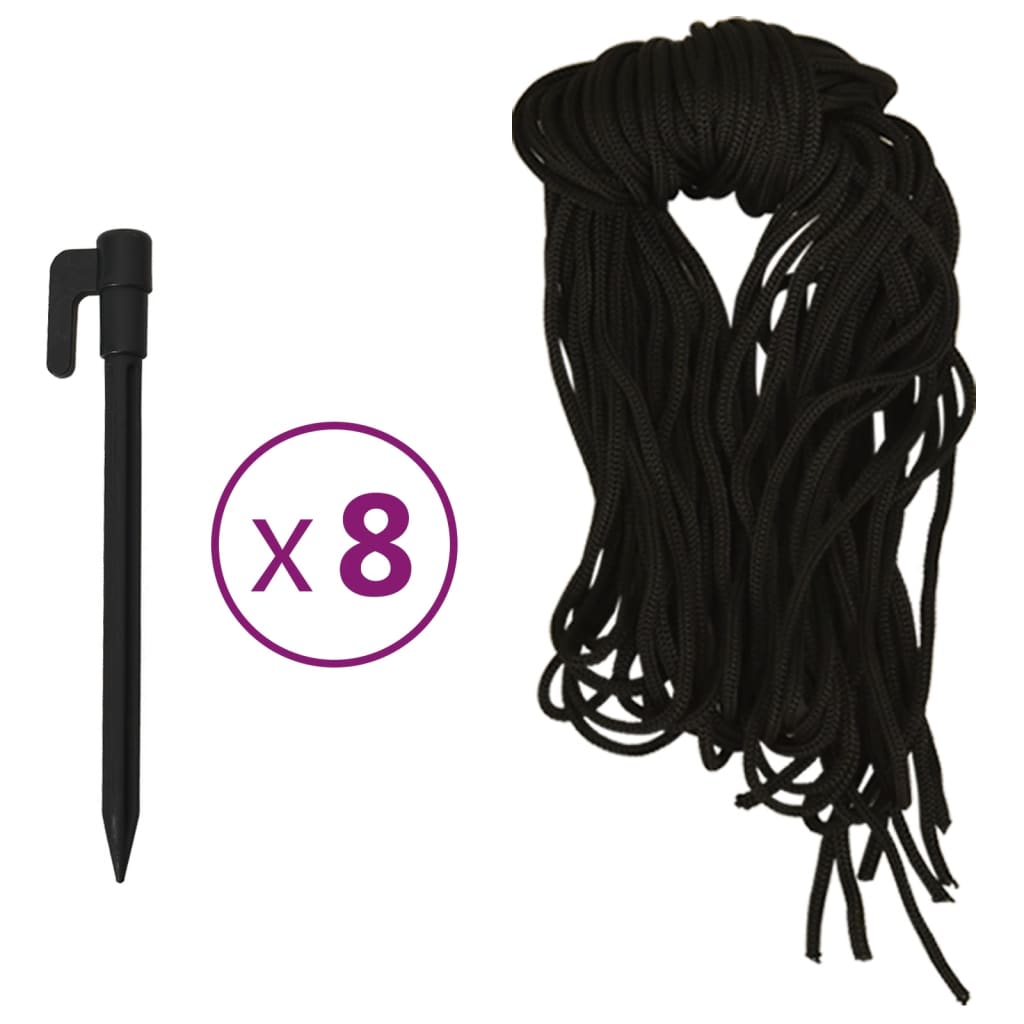 vidaXL Pripučiamas Kalėdų Senelis su LED lemputėmis, 370cm