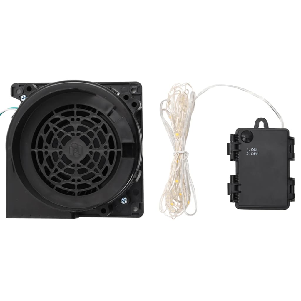 vidaXL Pripučiamas Kalėdų Senelis su LED lemputėmis, 370cm