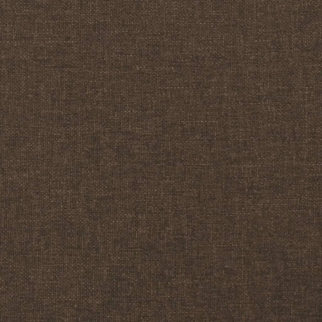 Kišeninių spyruoklių čiužinys, vidutinio kietumo, tamsiai rudas, 80x200x20cm, audinys