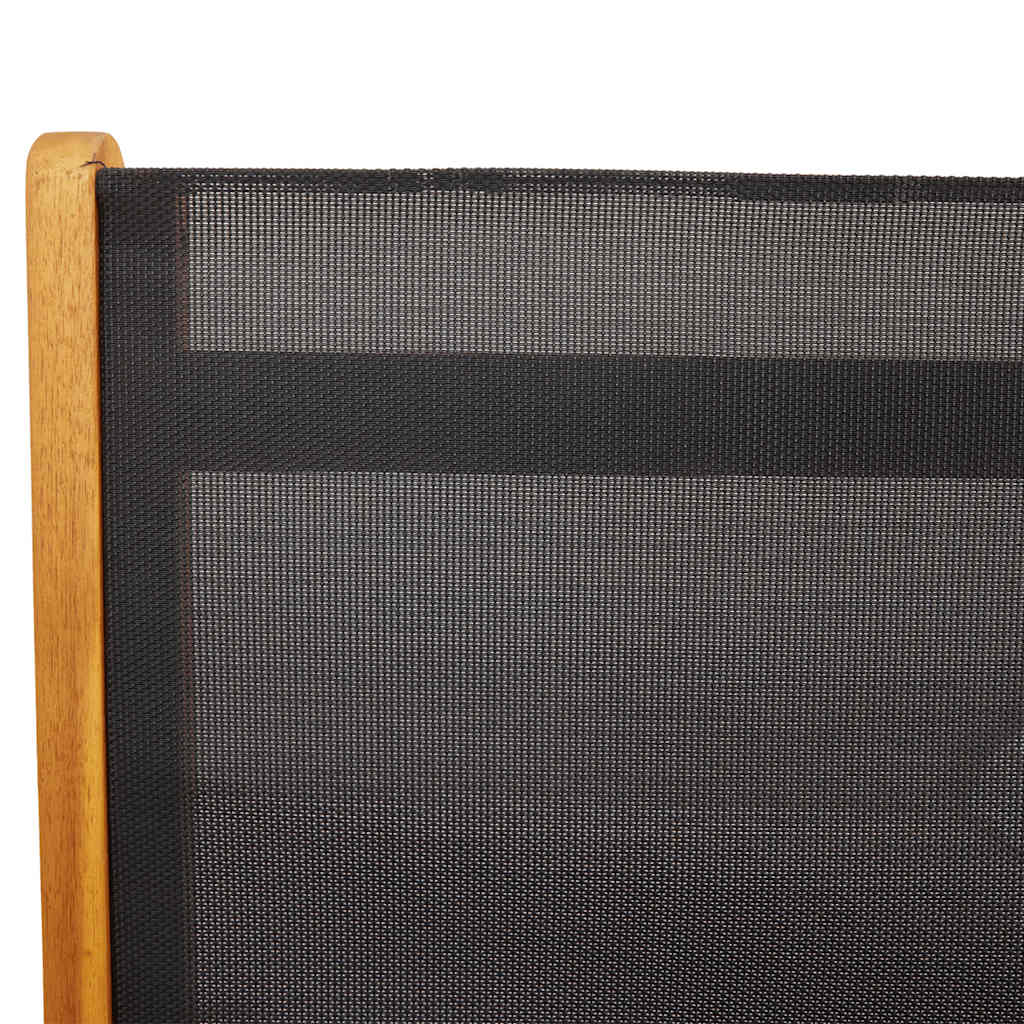 Sulankstomos sodo kėdės, 4vnt., akacijos masyvas ir tekstilenas