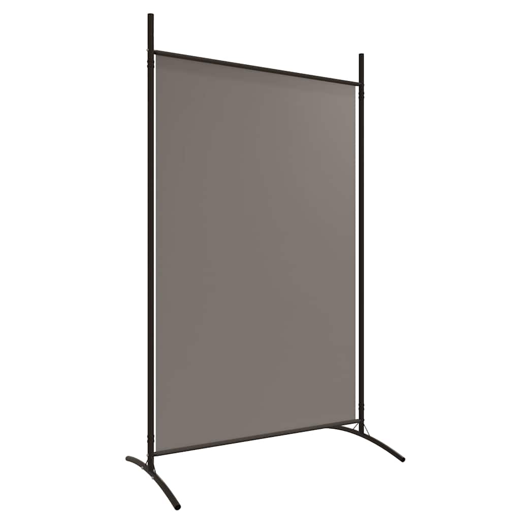Kambario pertvara, 5 dalių, antracito, 433x180cm, audinys
