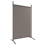 Kambario pertvara, 6 dalių, antracito, 520x180cm, audinys