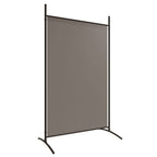 Kambario pertvara, 3 dalių, antracito, 525x180cm, audinys