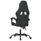 Pasukama žaidimų kėdė, juodos spalvos, dirbtinė oda
