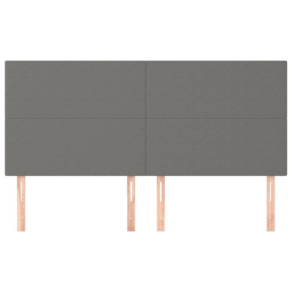 Galvūgalis, tamsiai pilkas, 180x5x118/128 cm, audinys