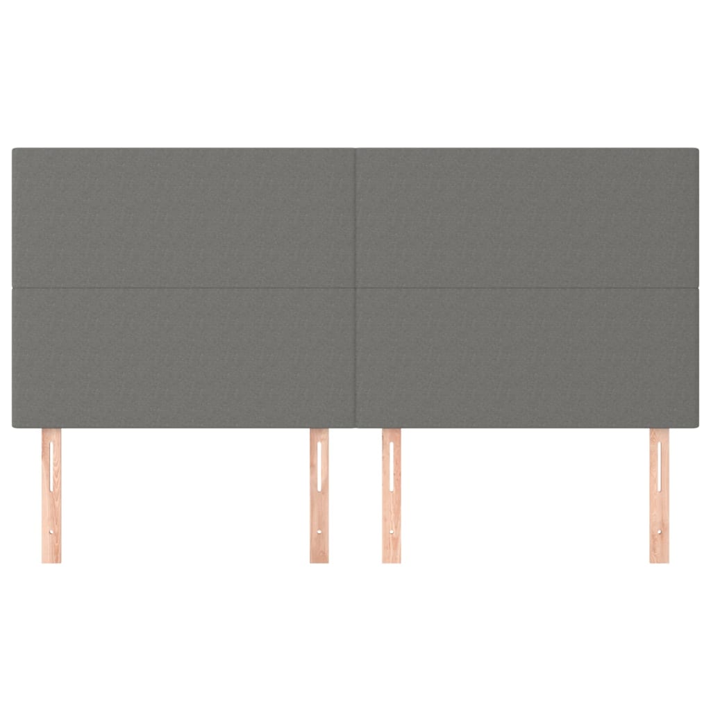 Galvūgalis, tamsiai pilkas, 200x5x118/128 cm, audinys
