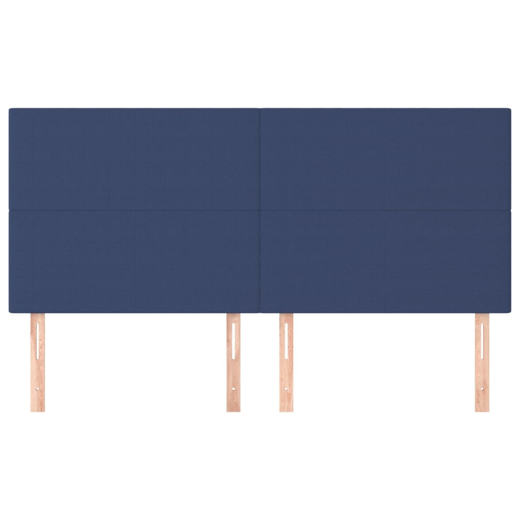 Galvūgalis, mėlynas, 200x5x118/128 cm, audinys