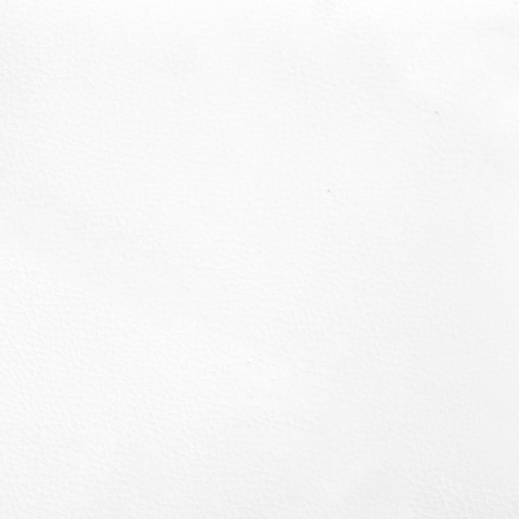 Galvūgalis, baltas, 160x5x118/128 cm, dirbtinė oda