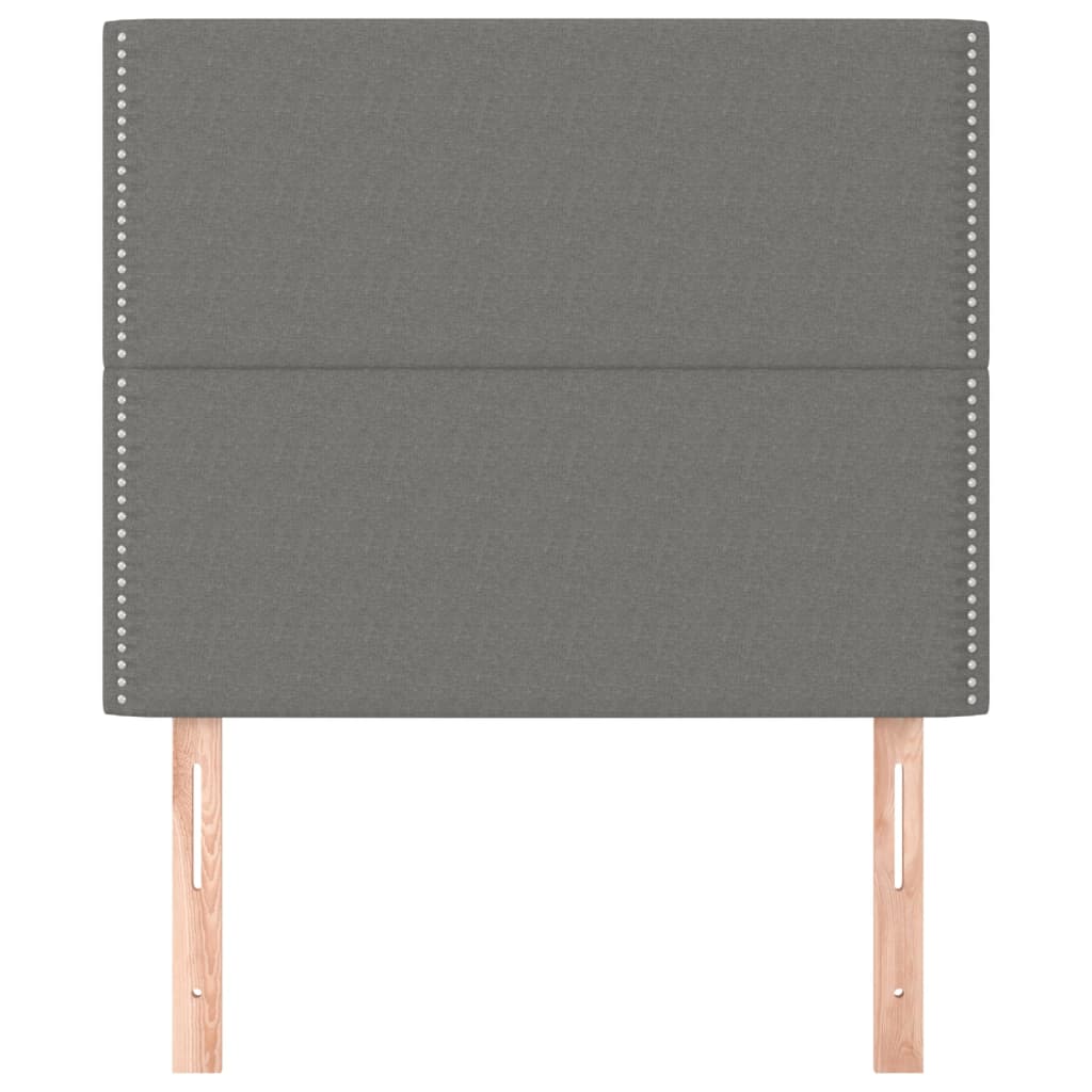 Galvūgalis, tamsiai pilkas, 100x5x118/128 cm, audinys