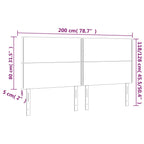 Galvūgalis, šviesiai pilkas, 200x5x118/128 cm, audinys