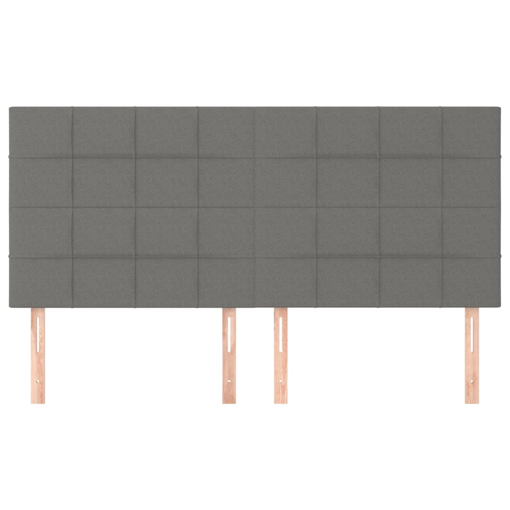 Galvūgalis, tamsiai pilkas, 200x5x118/128 cm, audinys