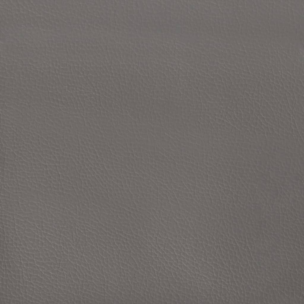 Galvūgalis, pilkas, 100x5x118/128 cm, dirbtinė oda