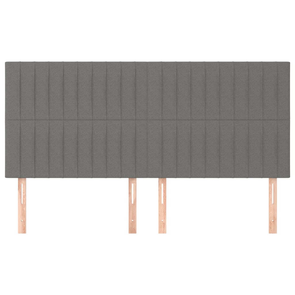 Galvūgalis, tamsiai pilkas, 200x5x118/128 cm, audinys