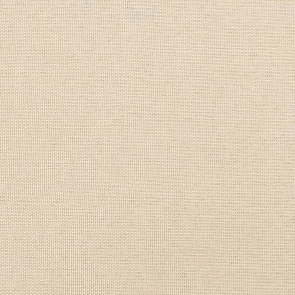 Galvūgalis su auselėmis, kreminės,183x23x78/88cm, audinys