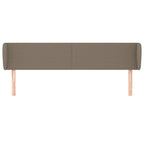 Galvūgalis su auselėmis,taupe spalvos,203x23x78/88 cm, audinys
