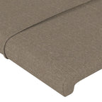 Galvūgalis su auselėmis,taupe spalvos,147x23x78/88cm, audinys
