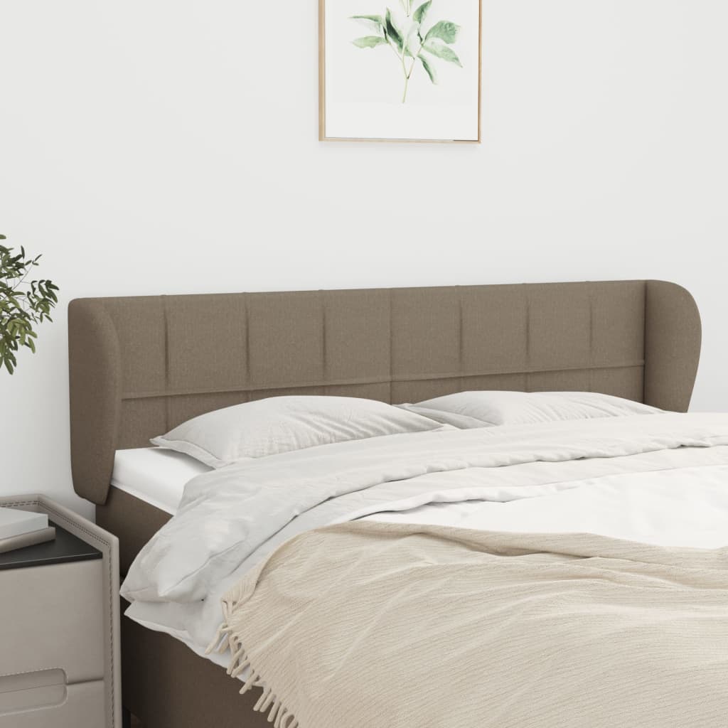 Galvūgalis su auselėmis,taupe spalvos,147x23x78/88cm, audinys