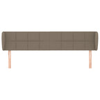 Galvūgalis su auselėmis,taupe spalvos,203x23x78/88 cm, audinys