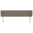 Galvūgalis su auselėmis,taupe spalvos,203x23x78/88 cm, audinys