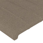 Galvūgalis su auselėmis,taupe spalvos,183x23x78/88cm, audinys