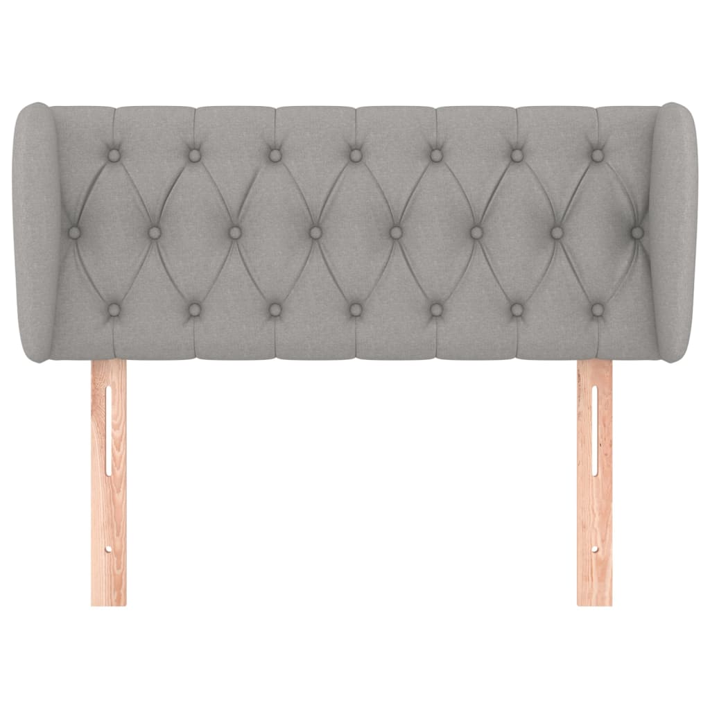 Galvūgalis su auselėmis,šviesiai pilkos,103x23x78/88cm, audinys