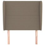 Galvūgalis su auselėmis, taupe, 83x23x118/128cm, audinys