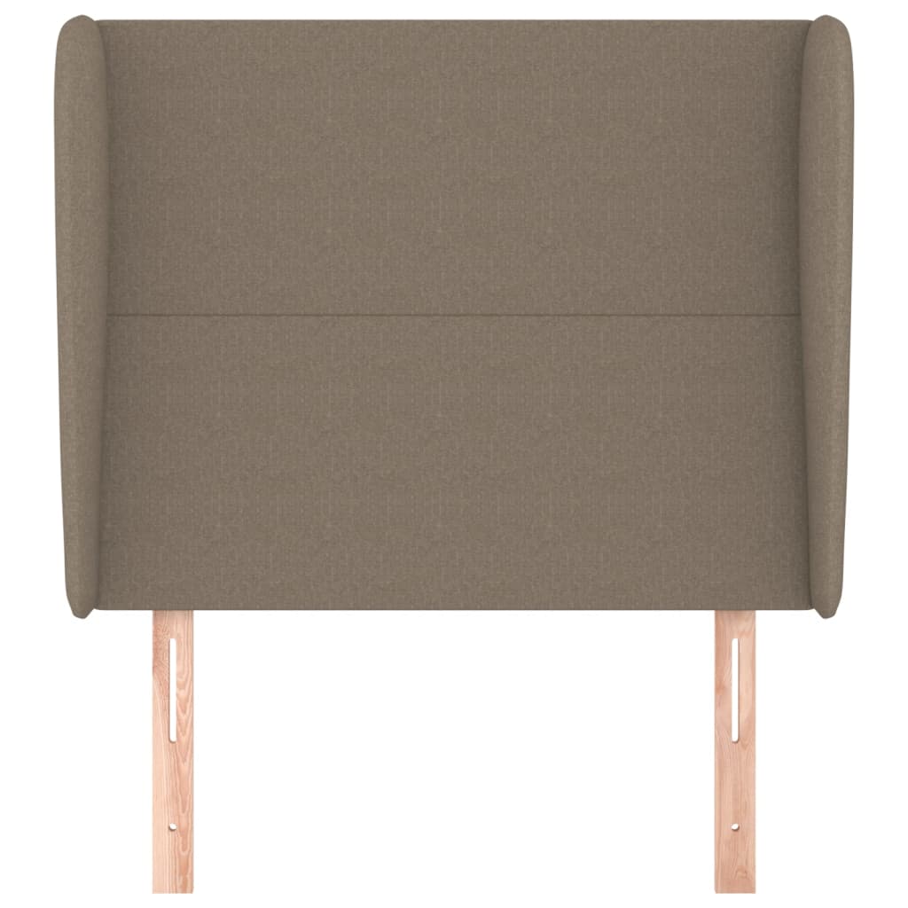 Galvūgalis su auselėmis, taupe, 103x23x118/128cm, audinys