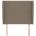 Galvūgalis su auselėmis, taupe, 103x23x118/128cm, audinys