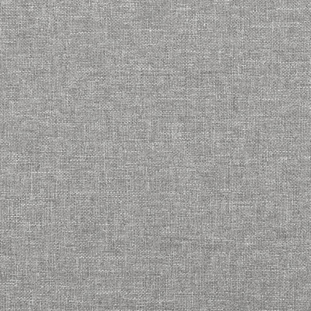 Galvūgalis su auselėmis, pilkas, 147x23x118/128cm, audinys