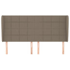 Galvūgalis su auselėmis, taupe, 163x23x118/128cm, audinys