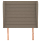 Galvūgalis su auselėmis, taupe, 103x23x118/128cm, audinys