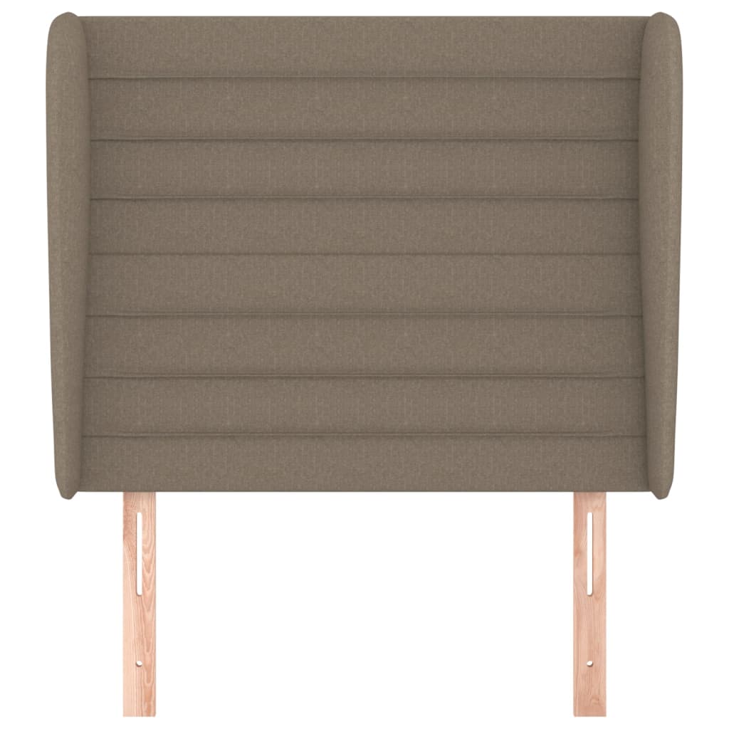 Galvūgalis su auselėmis, taupe, 103x23x118/128cm, audinys