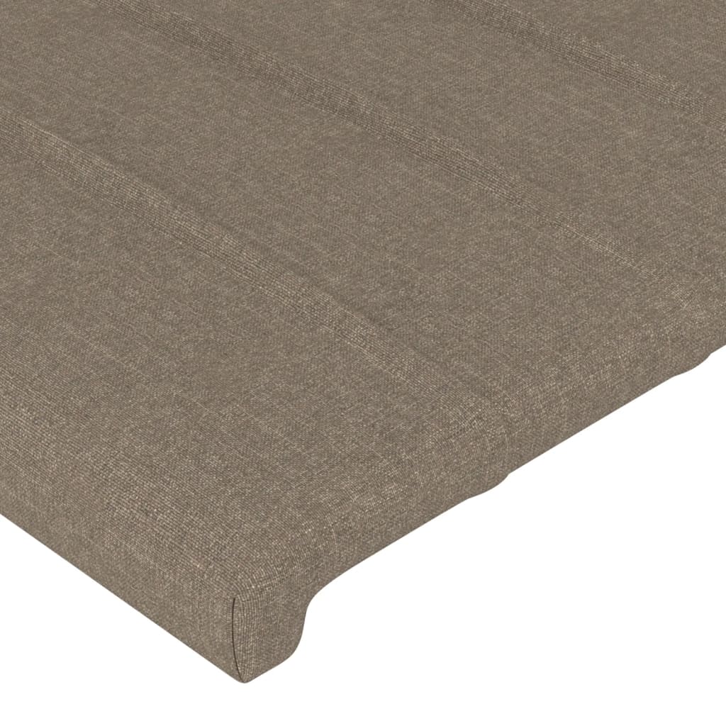 Galvūgalis su auselėmis, taupe, 93x23x118/128cm, audinys