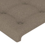 Galvūgalis su auselėmis, taupe, 83x23x118/128cm, audinys