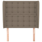 Galvūgalis su auselėmis, taupe, 93x23x118/128cm, audinys